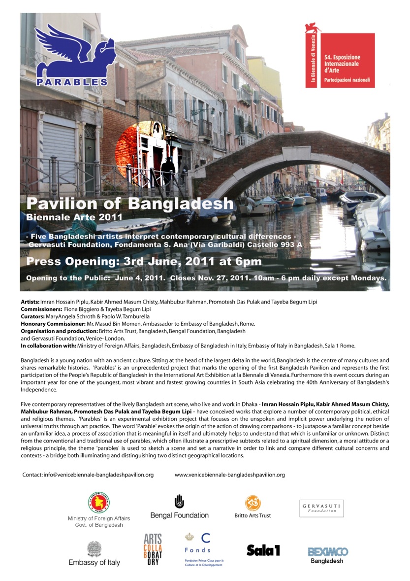 54. Biennale di Venezia – Padiglione bengalese