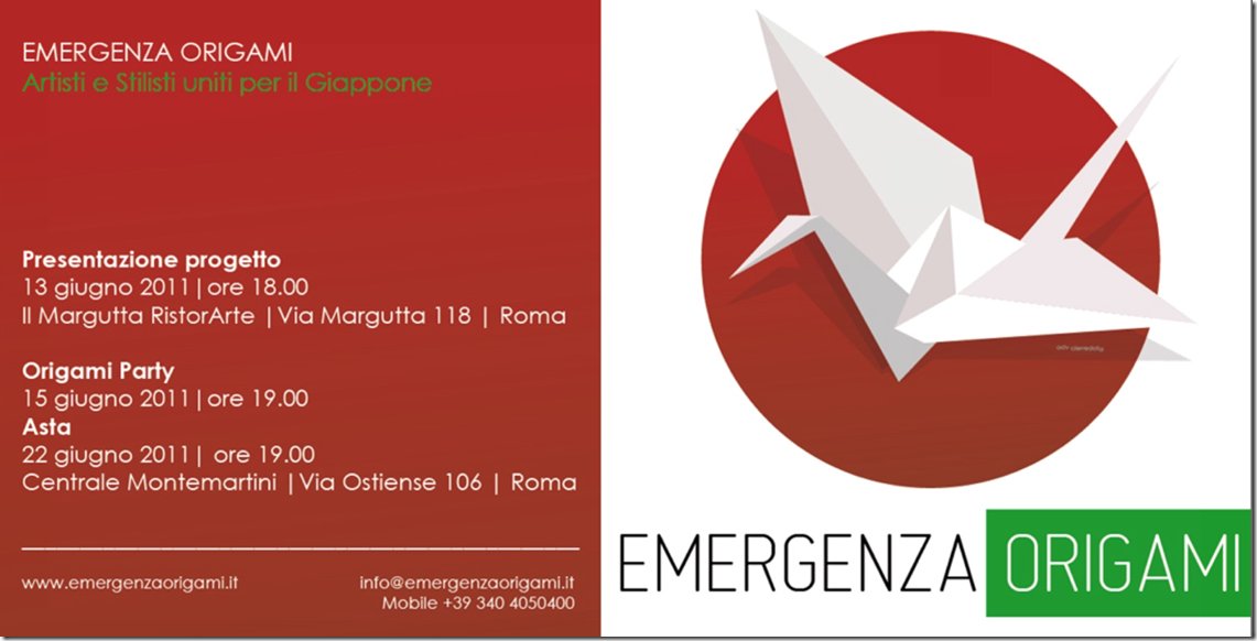 Presentazione del progetto Emergenza Origami