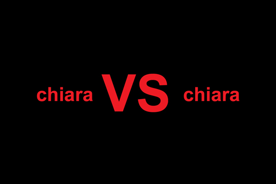 Chiara versus Chiara