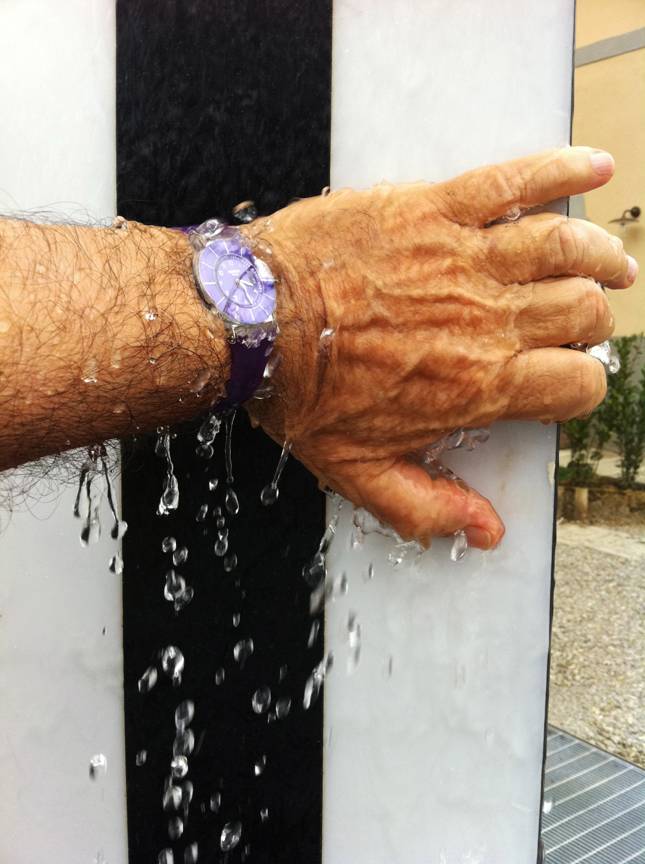 Daniel Buren – Camminare sull’acqua