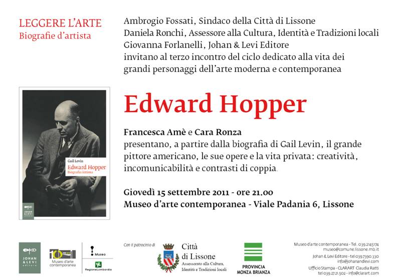 Leggere l’arte – Edward Hopper