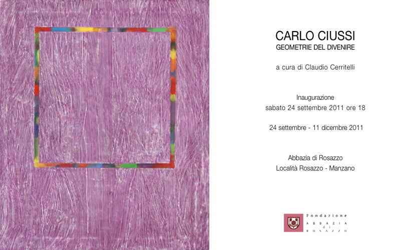 Carlo Ciussi - Geometrie del divenire