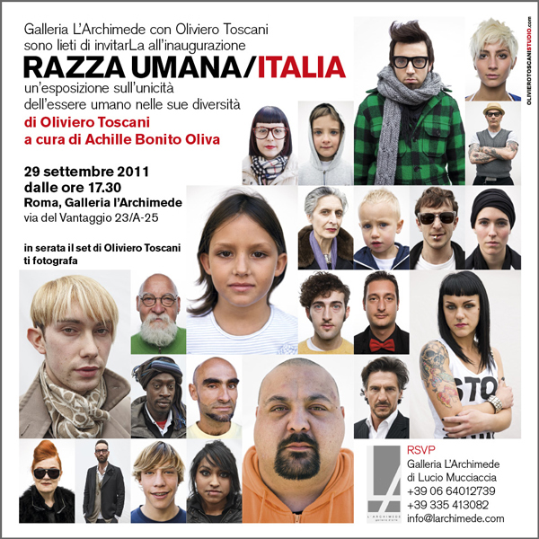 Oliviero Toscani – Razza Umana/Italia