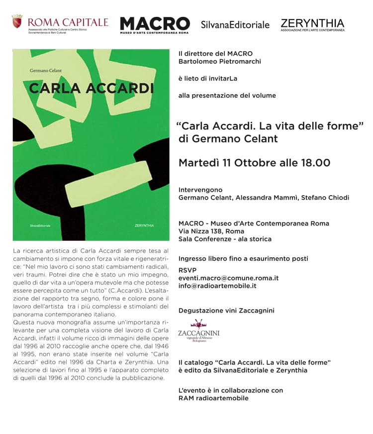 Carla Accardi. La vita delle forme