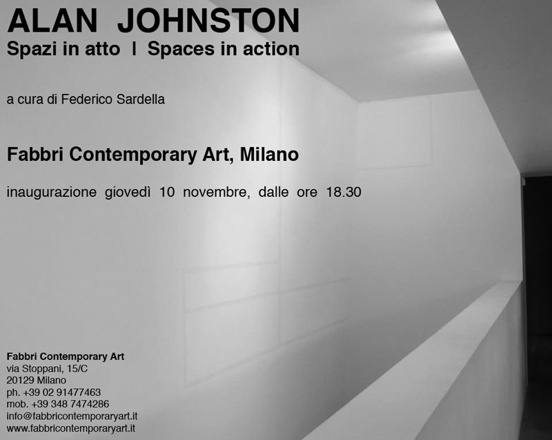 Alan Johnston - Spazi in atto