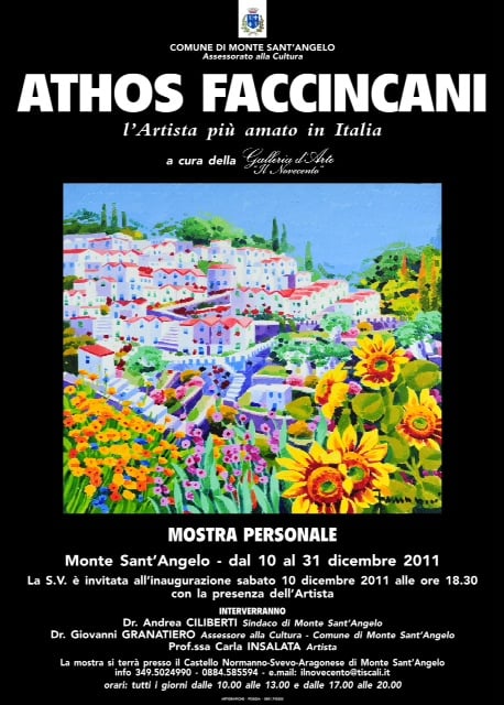 Athos Faccincani – L’artista più amato in Italia
