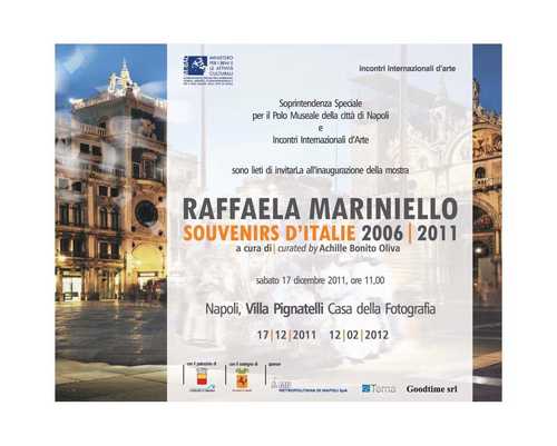 Raffaela Mariniello – Souvenirs d’Italie