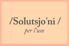 /Solutsjo'ni/ per l’uso