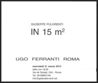 Giuseppe Pulvirenti – In 15 m²