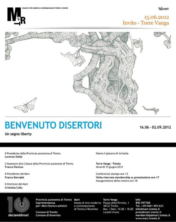 Benvenuto Disertori – Un segno Liberty