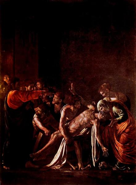Caravaggio - Resurrezione di Lazzaro