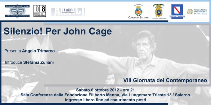 Silenzio! Per John Cage