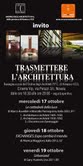 Trasmettere l’Architettura