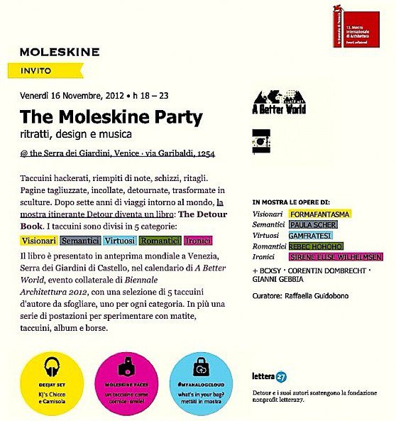 The Moleskine Party