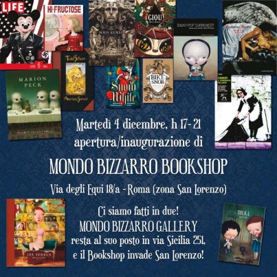 Apertura del Mondo Bizzarro Bookshop