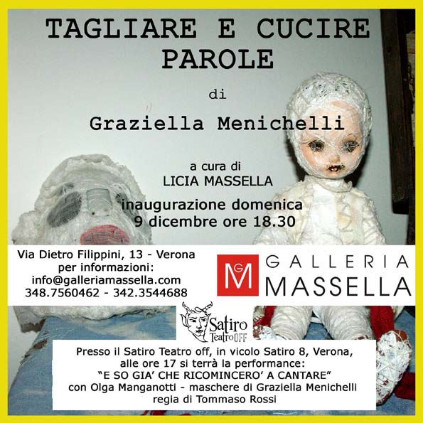 Graziella Menichelli – Tagliare e cucire parole