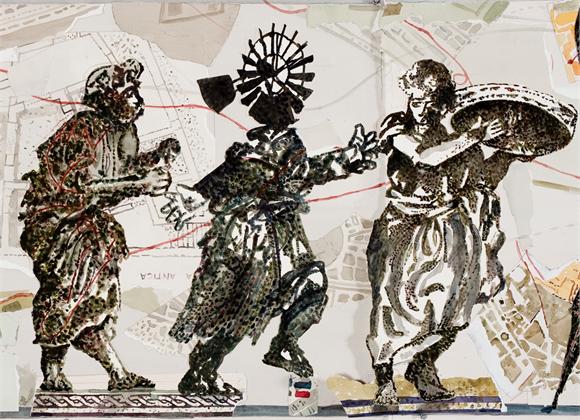 William Kentridge – Sketches for a Neapolitan Mosaic