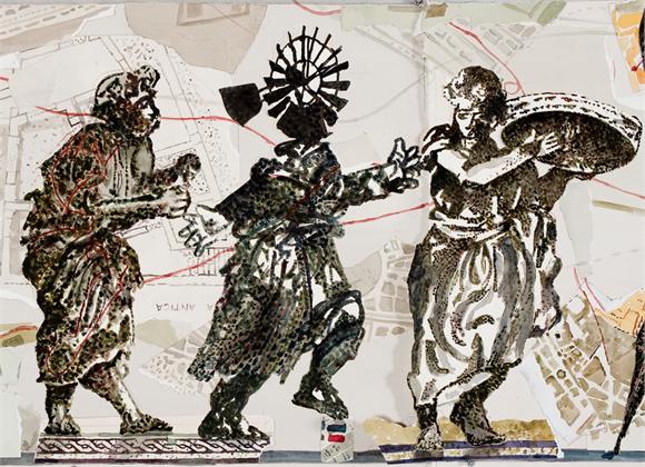 William Kentridge – Cavallo e cavaliere