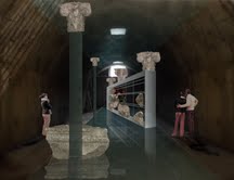 I sotterranei. La decorazione architettonica delle Terme di Caracalla