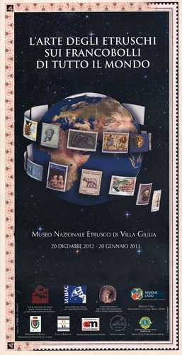 L’arte degli Etruschi sui francobolli di tutto il mondo