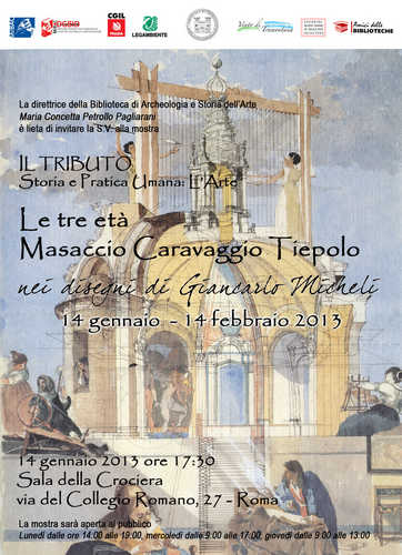 Giancarlo Micheli - Le tre età: Masaccio Caravaggio Tiepolo