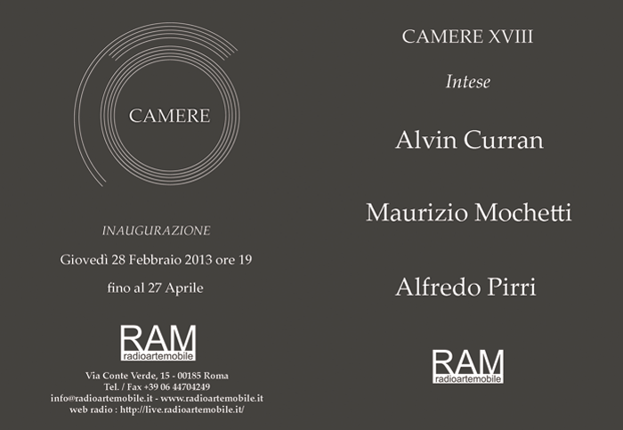 Camere XVIII – Intese