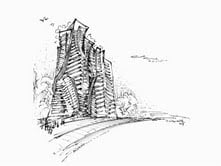 Daniel Libeskind - Disegni architettonici
