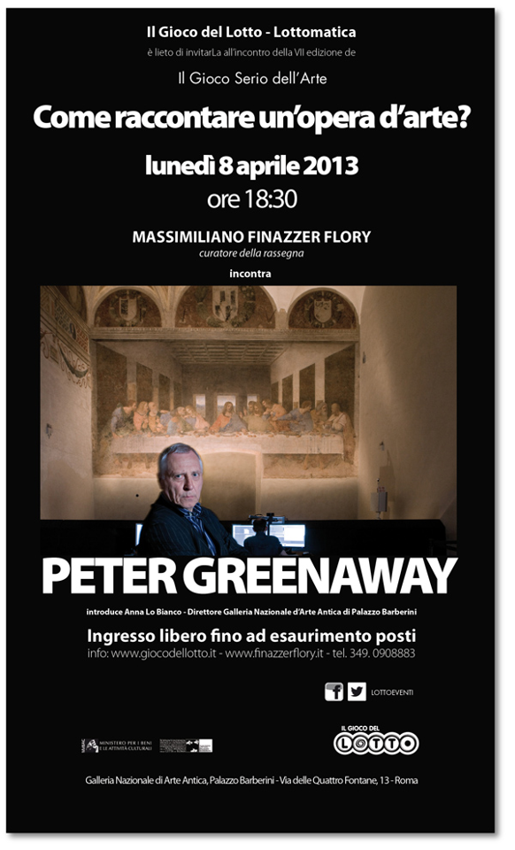 Finazzer Flory incontra Peter Greenaway