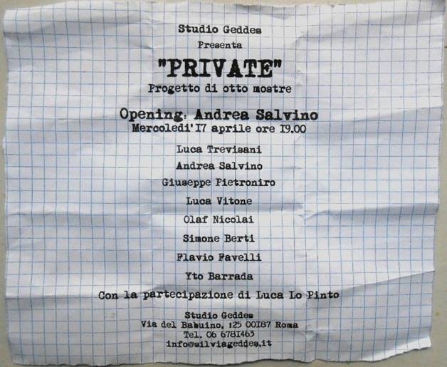 Private – Andrea Salvino
