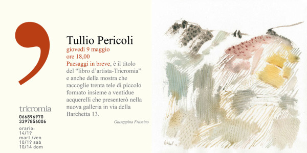 Tullio Pericoli – Paesaggi in breve