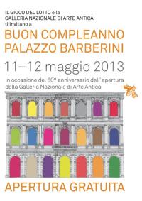 Buon Compleanno Palazzo Barberini