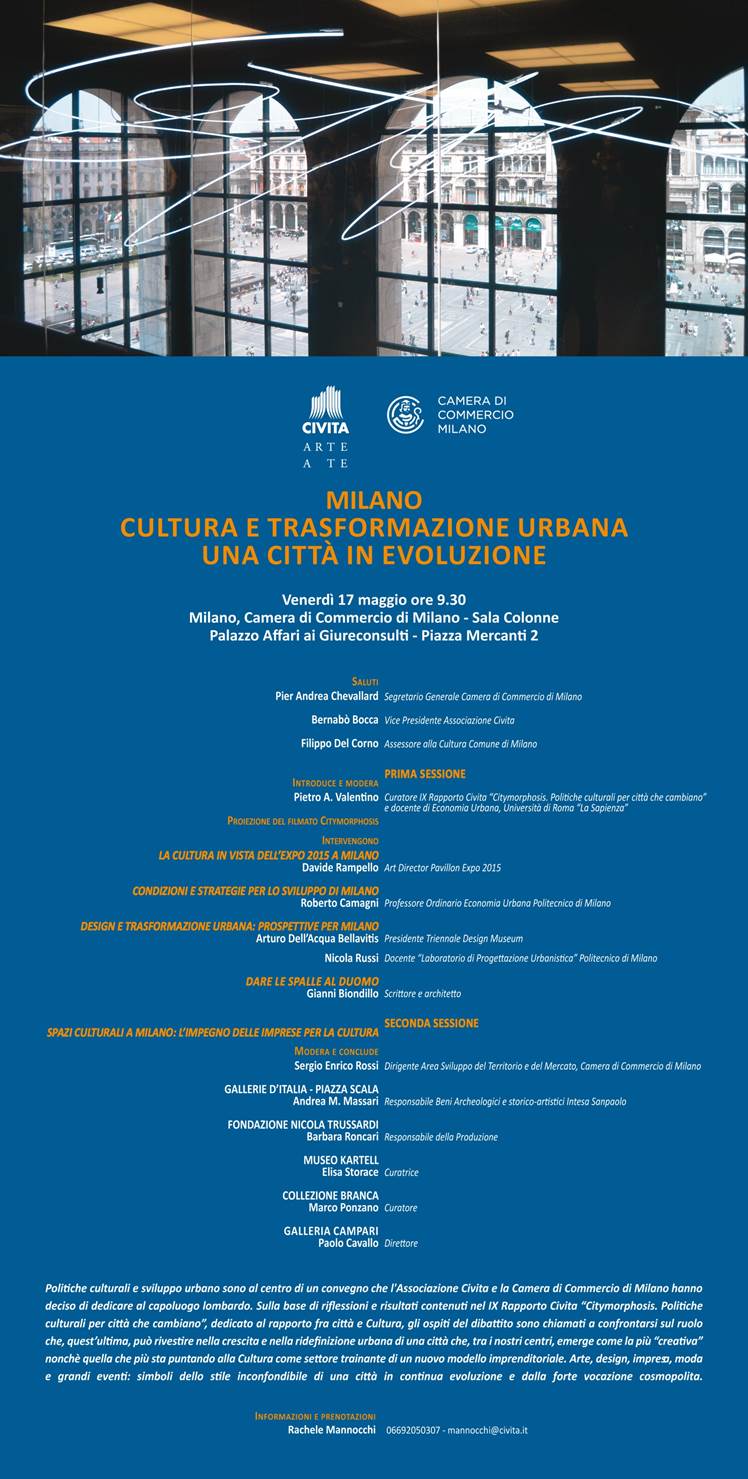 Milano. Cultura e trasformazione urbana