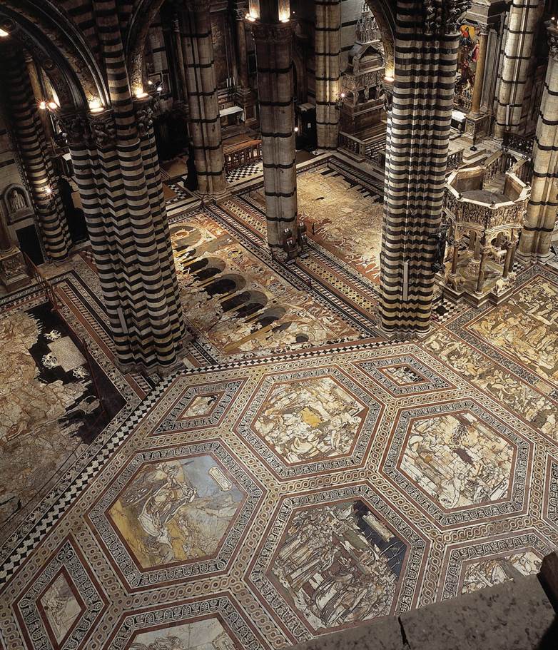 Il Duomo di Siena scopre il pavimento figurato