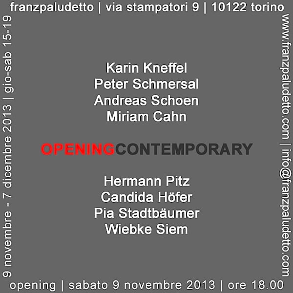 Opening contemporary