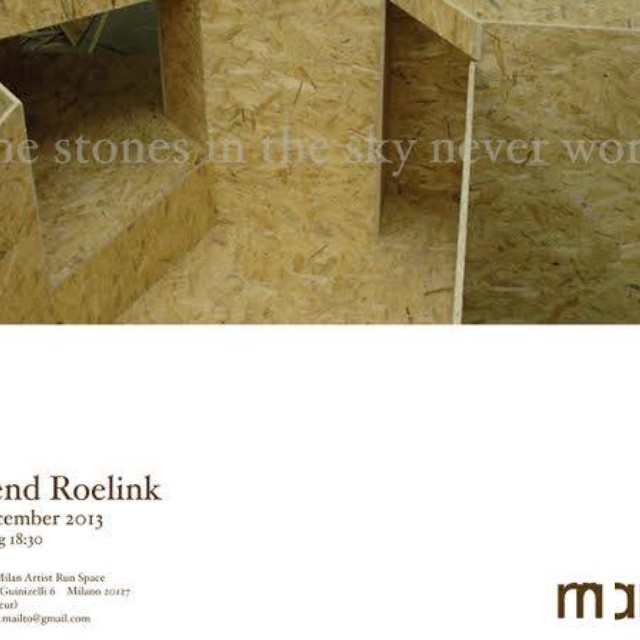 Arend Roelink - The stones in the sky never worry