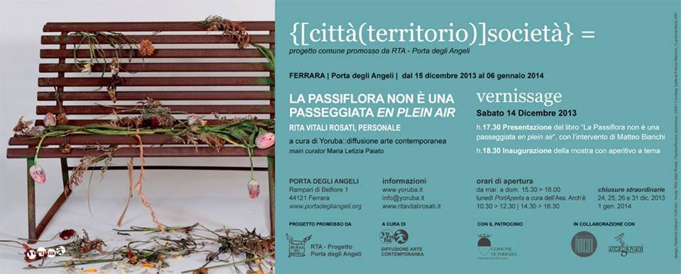 Rita Vitali Rosati – La passiflora non è una passeggiata en plein air