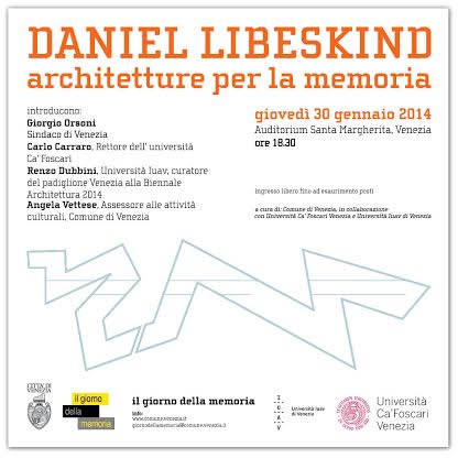 Daniel Libeskind – Lectio Magistralis