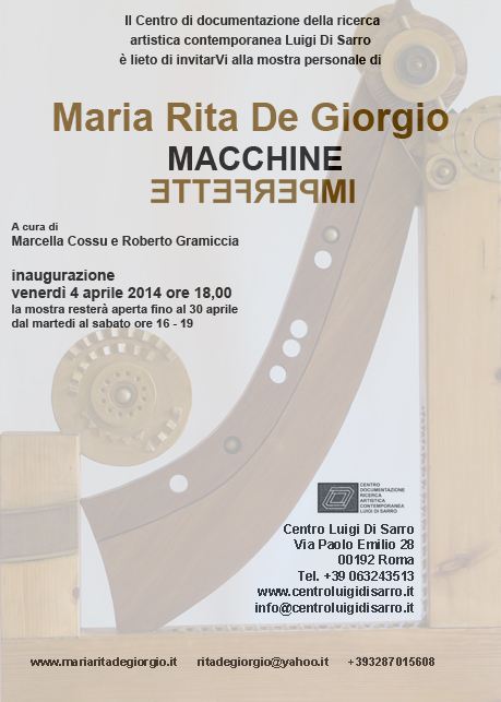 Maria Rita De Giorgio - Macchine imperfette