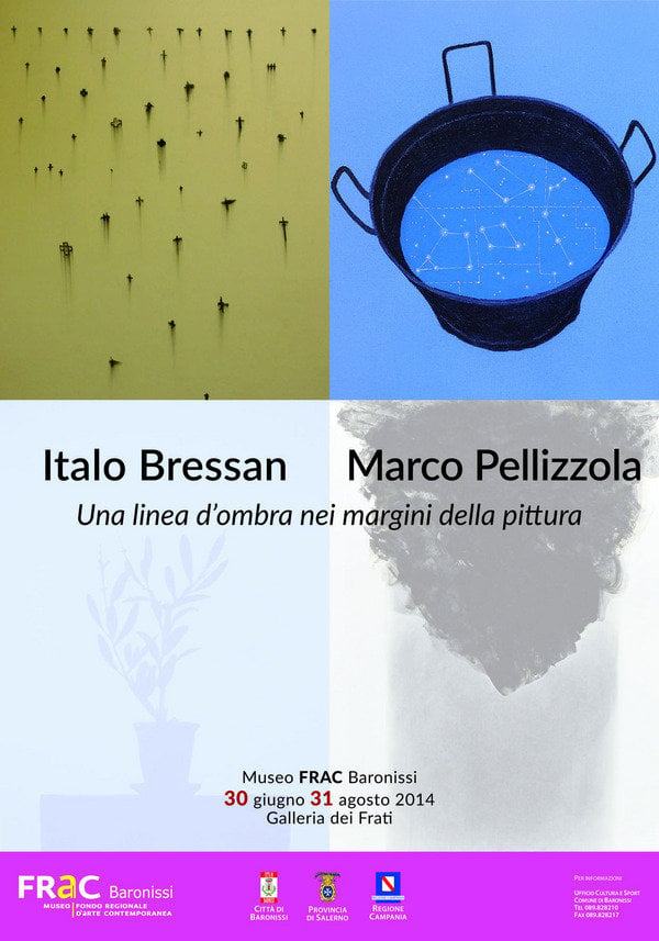 Una linea d'ombra nei margini della pittura