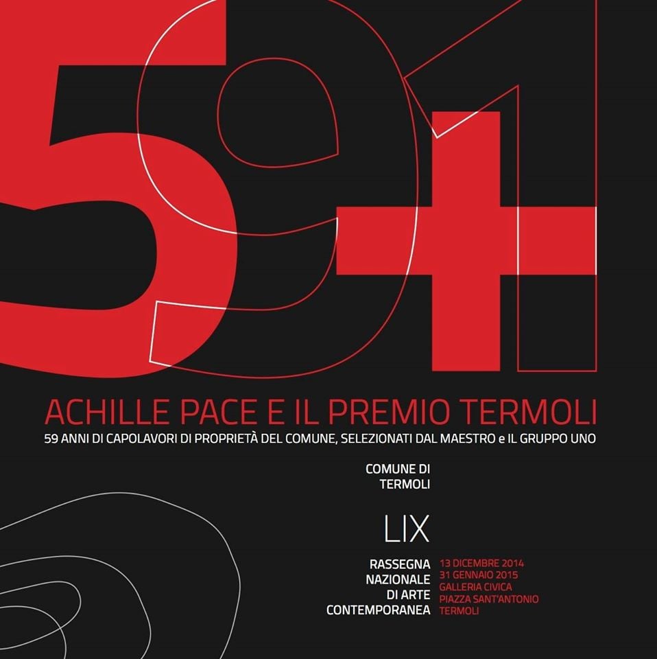 59mo Premio D’Arte Contemporanea Premio Termoli