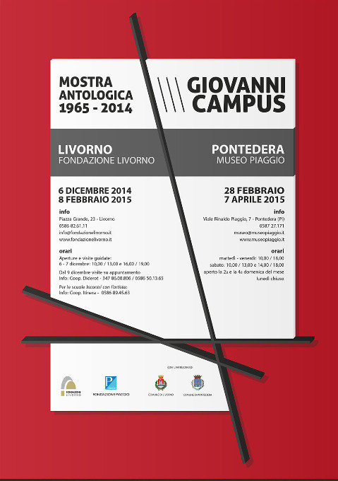 Giovanni Campus - Mostra antologica 1965-2014