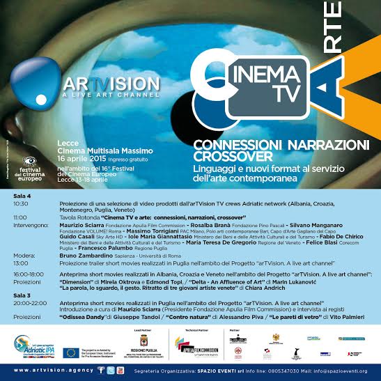 arTVision al 16° Festival del Cinema Europeo