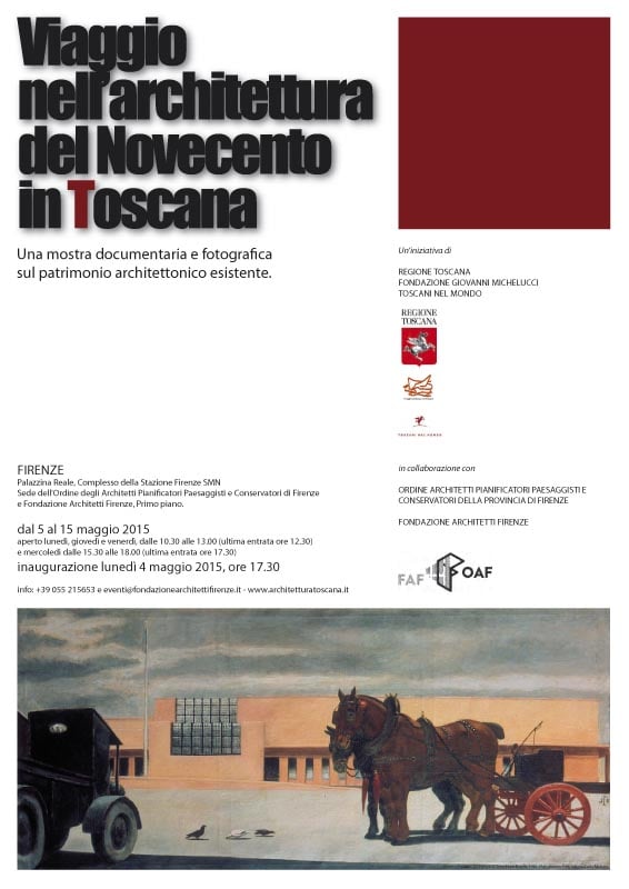 Viaggio nell’architettura del Novecento in Toscana