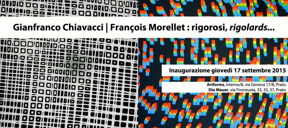 Gianfranco Chiavacci / François Morellet – rigorosi rigolards…