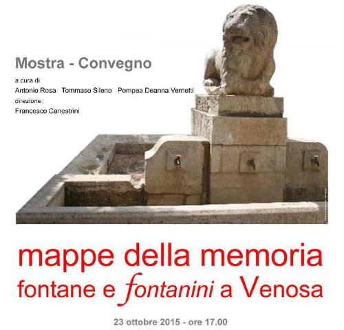 Mappe della memoria. Fontane e fontanini a Venosa