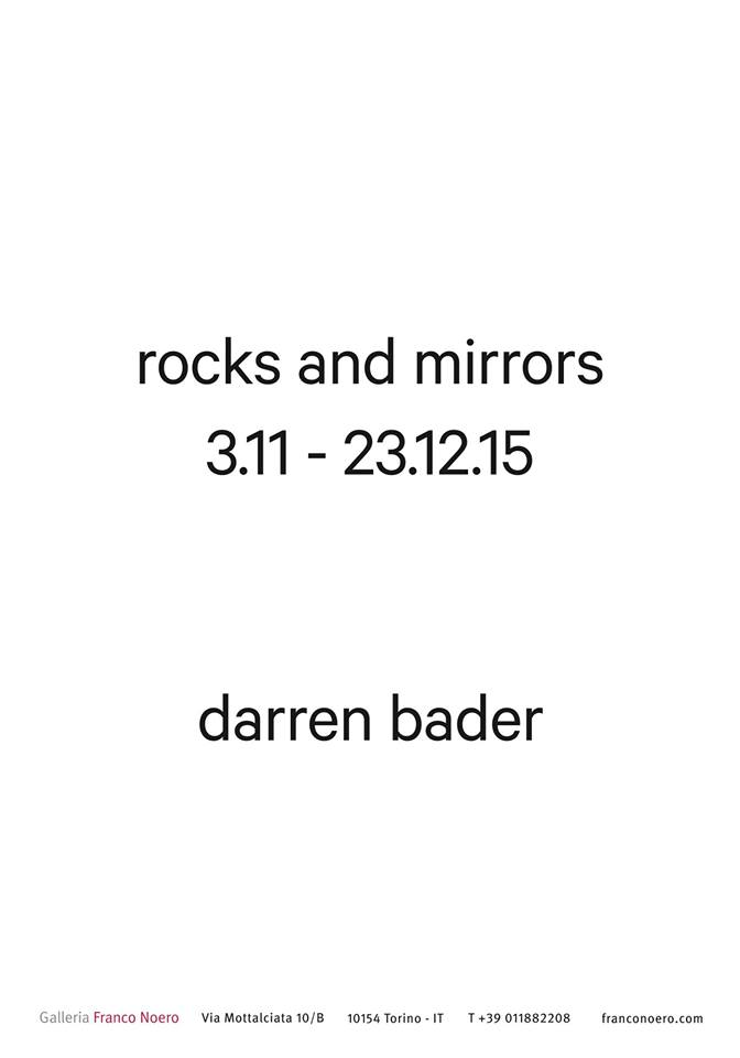 Darren Bader - Rocks and mirrors
