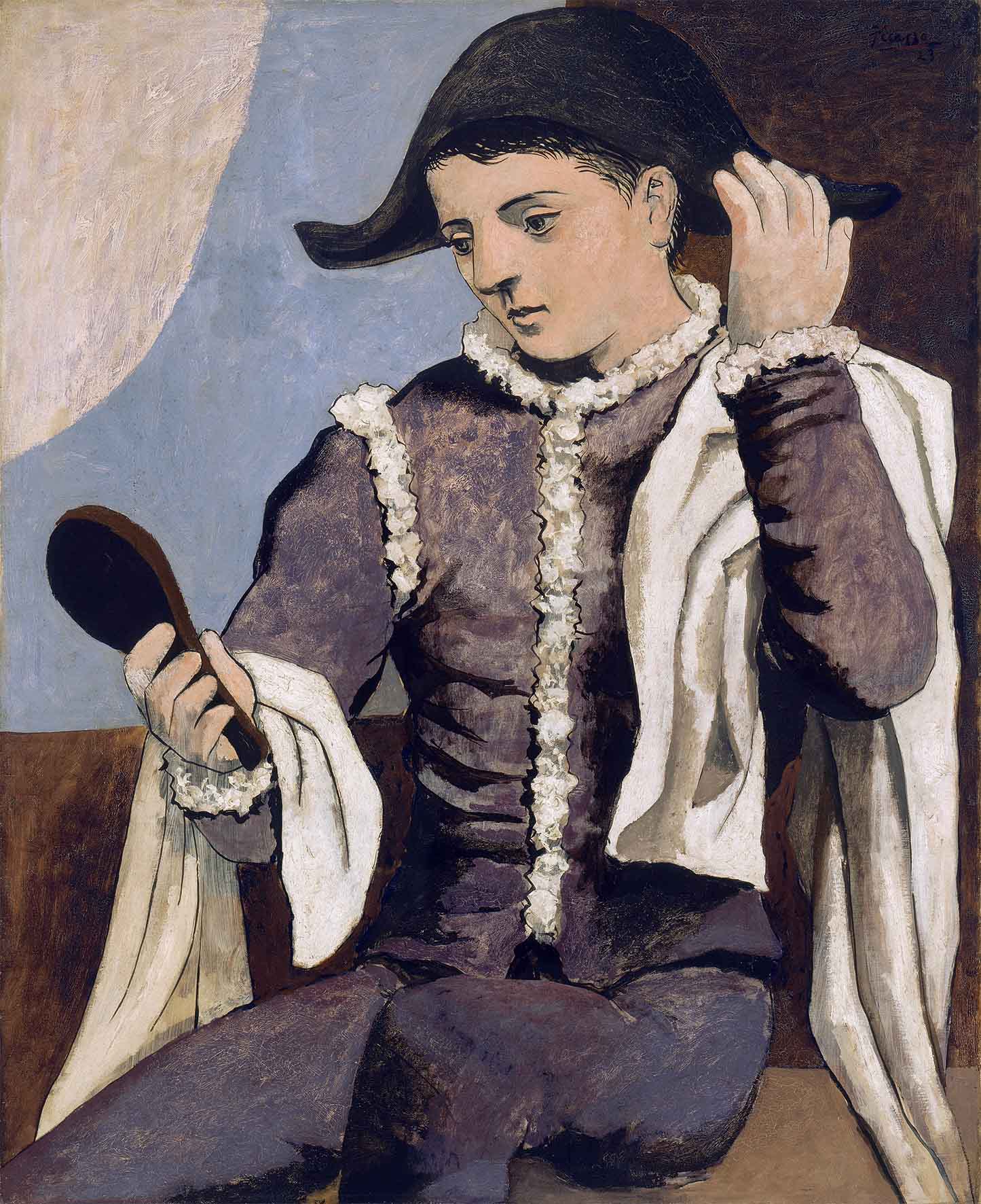 Picasso – Arlecchino con specchio (Arlequin au miroir)