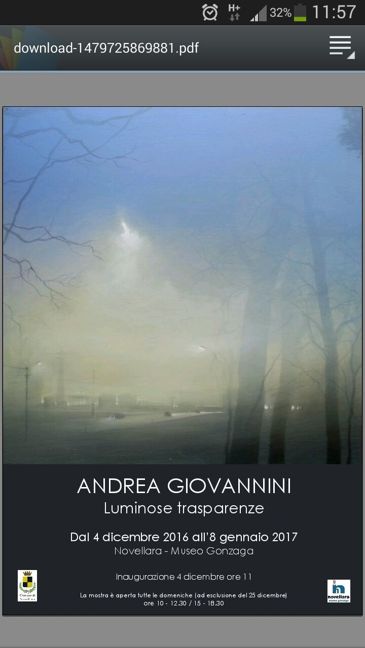 Andrea Giovannini – Luminose Trasparenze