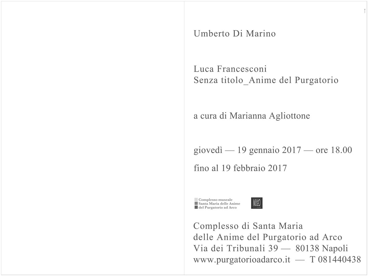 Luca Francesconi – Senza titolo_Anime del Purgatorio