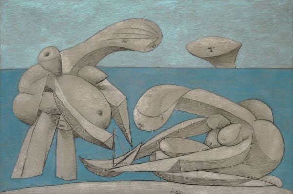 Picasso - Sulla spiaggia